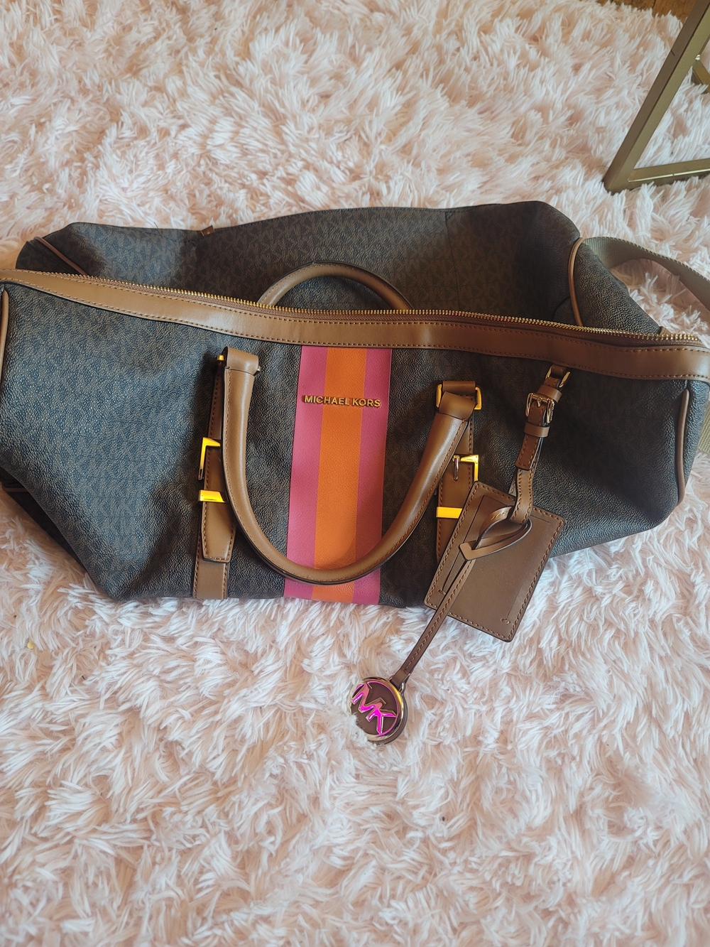 NWOT Michael Kors Bedford Weekender Bag